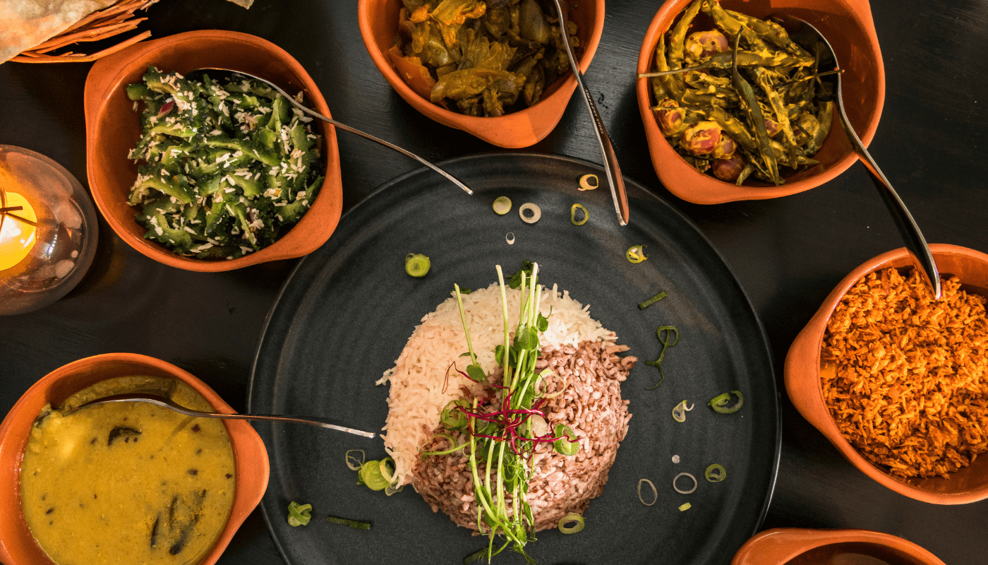 sri lanka - traditional rice & curry