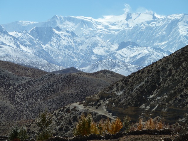 Himalayan range in Nepal