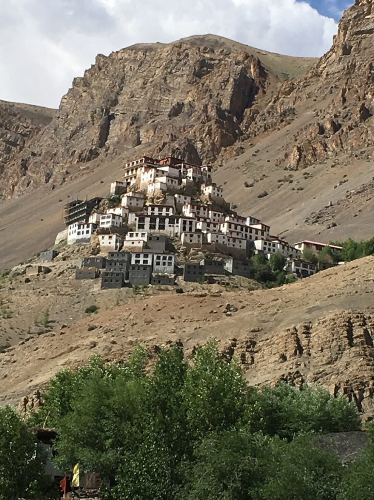 Kye Gompa. Tibetan Buddhist monastery of the Gelugpa sect located on top of a hill at an altitude of 4,166 metres, in the Spiti Valley