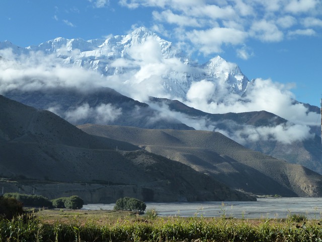 Mountain scenery Nepal