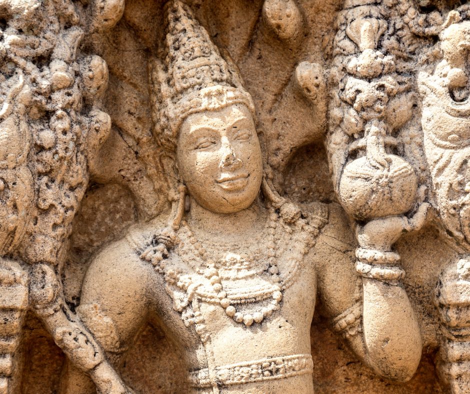 Carved art in Anuradhapura