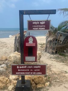 Point Pedro the most northen point of sri lanka