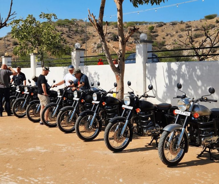 Royal Enfield 500cc classic fleet - Madhya Pradesh motorcycle tour